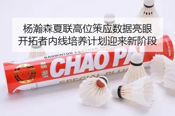 杨瀚森夏联高位策应数据亮眼 开拓者内线培养计划迎来新阶段